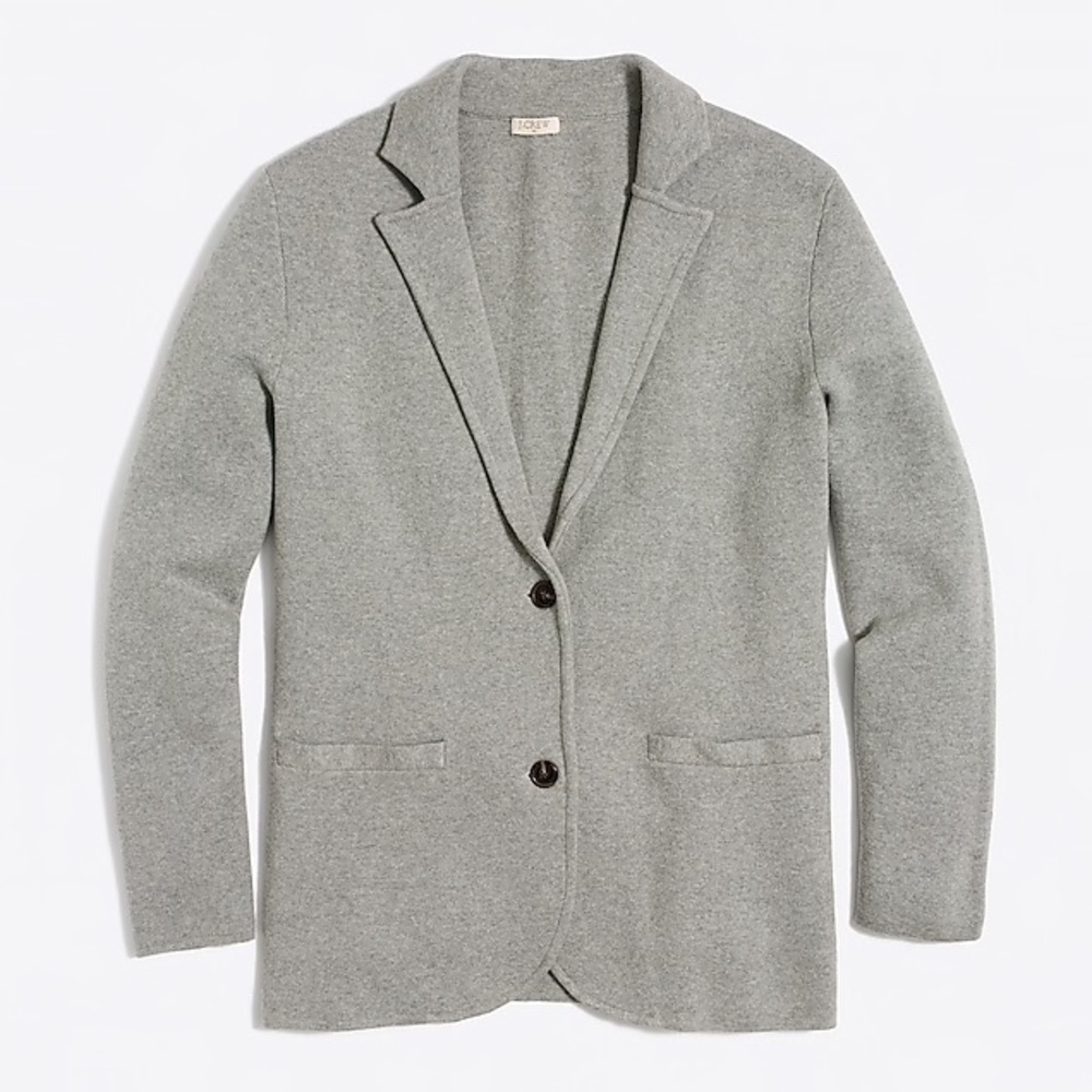 J crew factory sweater blazer